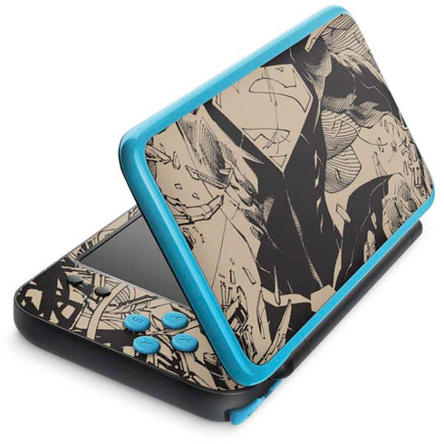 DC Comics Superman Unchained #1 Original Cover Pencils Nintendo 2DS XL (2017) Skin